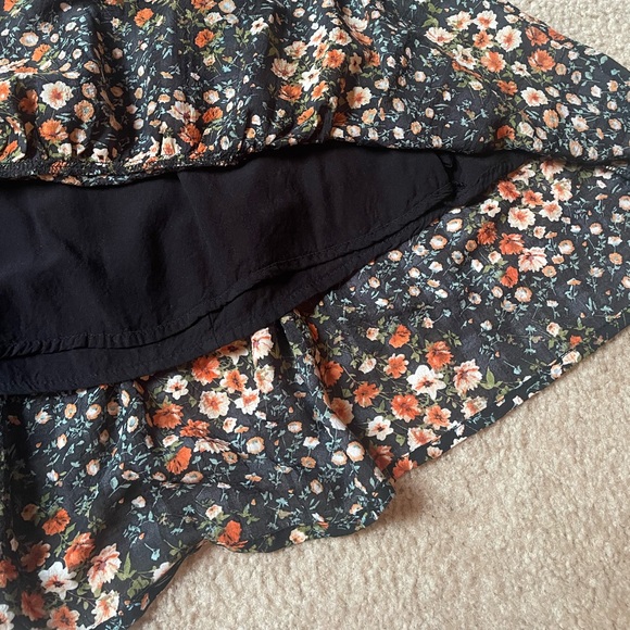 Hayden Girl gorgeous fall floral tiered dress-Girls size small-EUC - Picture 8 of 16